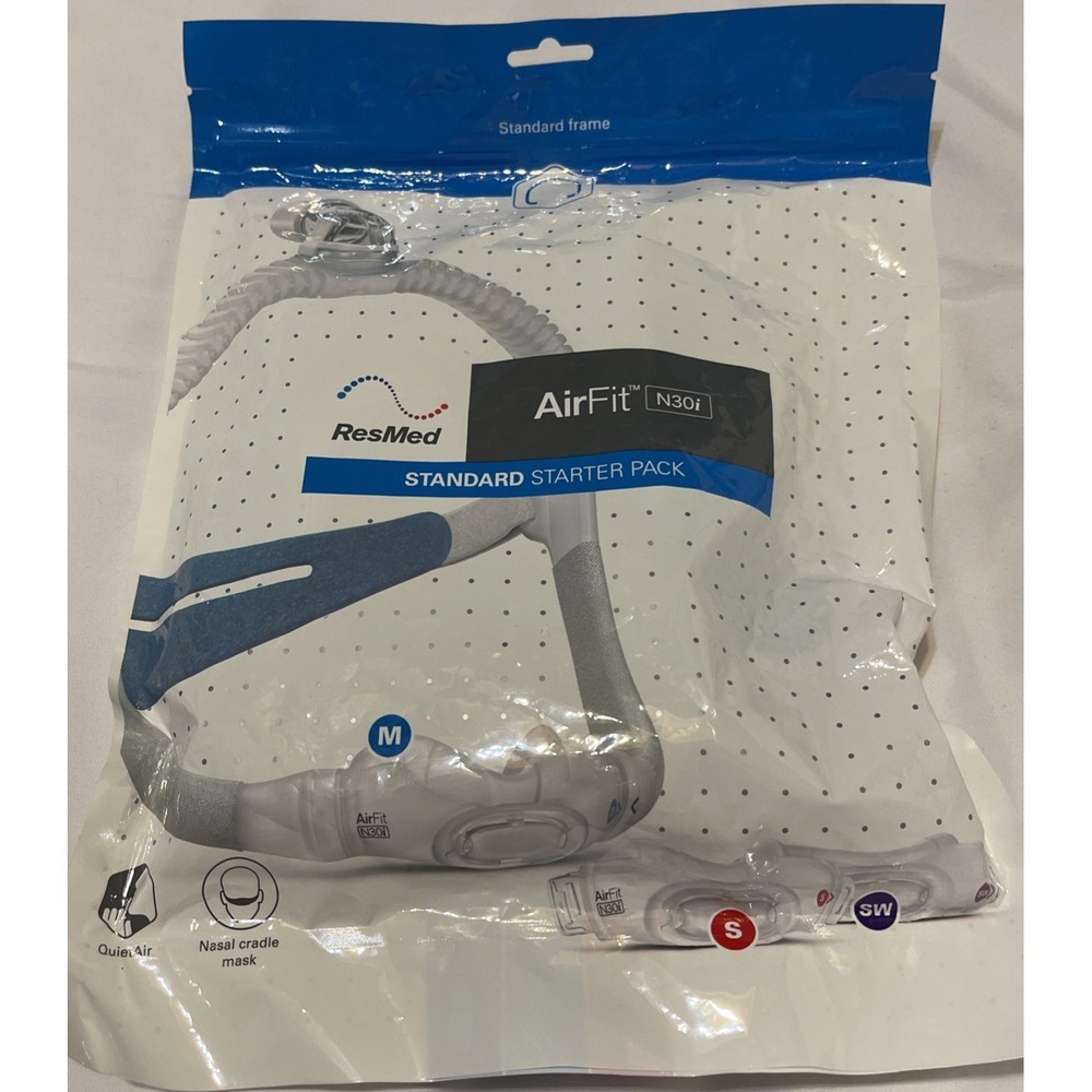 AirFit N30i  Factory Sealed: headgear + cushions (s, sw, m) + frame